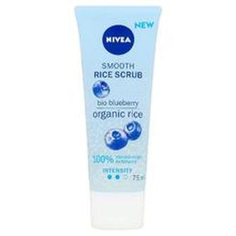 Nivea Rice Scrub Peeling Blueberry 75 ml pro ženy