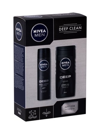 Nivea Men Deep sprchový gel 250 ml + antiperspirant sprej 150 ml