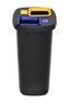 Odpadkový koš na tříděný odpad DUOBIN 2 x 45 l, barevný rámeček