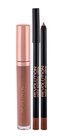 Makeup Revolution London Retro Luxe lesk na rty 5,5 ml + konturovací tužka na rty 1 g