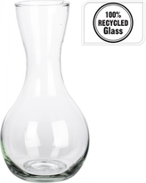 Skleněná váza z recyklovaného skla 1500 ml, 24x12,5 cm