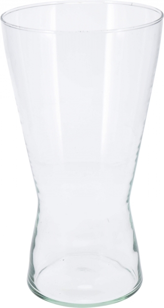 Skleněná váza válec z recyklovaného skla 29x13,5 cm