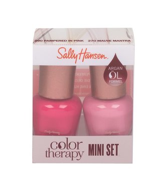 Sally Hansen Color Therapy lak na nehty 5 ml + lak na nehty 270 Mauve Mantra 5 ml