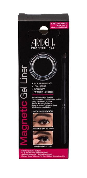 Ardell Magnetic Gel Liner magnetická gelová linka 3 g + štěteček na linku 1 ks