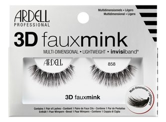Ardell 3D Faux Mink Umělé řasy 858 1 ks Black pro ženy