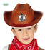 Kovbojský klobouk hnědý pro děti