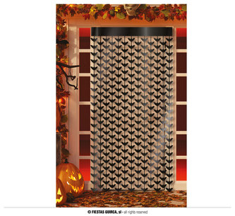 Závěs s metalickými netopýry 100x200 cm