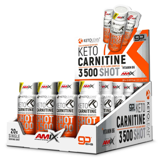 Amix KetoLean Keto goBHB + Carnitine Shot 3500 20 x 60 ml fresh lemon (citron)
