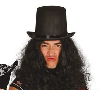 Klobouk vysoký 17 cm, 100% plst