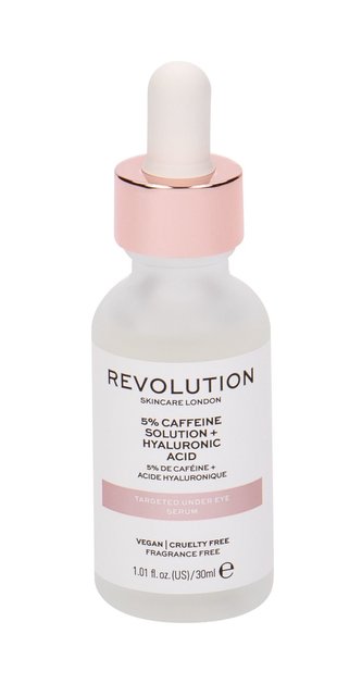 Makeup Revolution London Skincare Oční gel 5% Caffeine Solution + Hyaluronic Acid 30 ml pro ženy