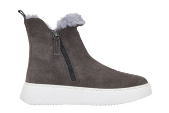 Scholl BROKLYN BOOTIE FUR - dámská zdravotní obuv Velikost: 40