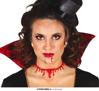 Náhrdelník krvavá jizva po setnutí hlavy