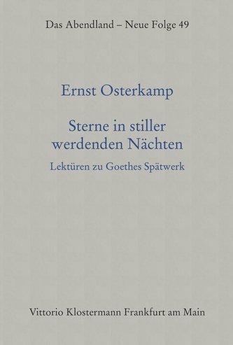 Sterne in stiller werdenden Nächten