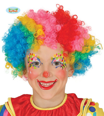 Paruka dětská multicolor - klaun