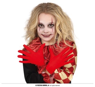 Červené dětské rukavice