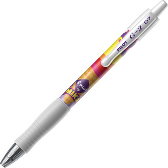 Pilot, Gelový roller G-2, 0.7, (M) střední, fialová, Mika edice