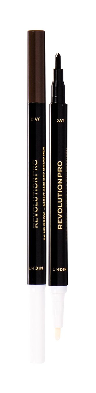 Makeup Revolution London Revolution PRO Tužka na obočí Day & Night Brow Pen 1,6 ml Warm Brown pro ženy
