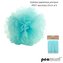 Ozdoba papierowa pompon lazurowa 25cm 3szt