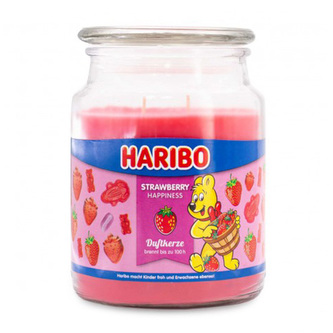 Duftkerze Haribo Strawberry Happiness - 510g