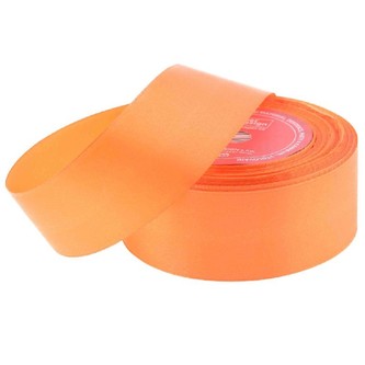 Stuha saténová 38 mm/32 m - oranžová