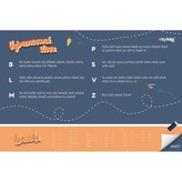 Oxybag Podložka na stůl 60x40cm I. stupeň-oboustranná