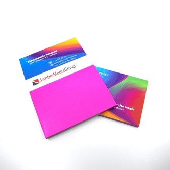 Poznámkové bločky elektrostatické Symbionotes 70x100 mm růžové