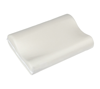 POVLAK na anatomický polštář - Jersey, světle šedá - 45x30 cm (povlak na zip)