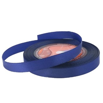 Stuha saténová 12 mm/32 m - tmavě modrá