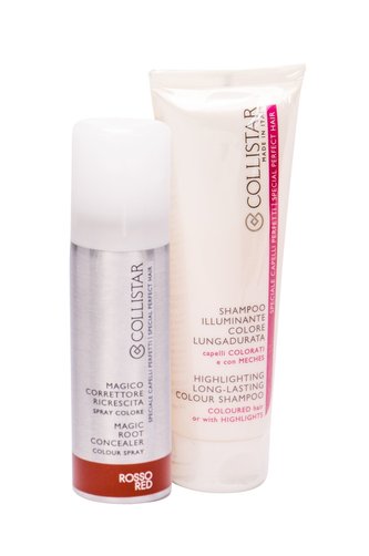 Collistar Special Perfect Hair sprej pro zakrytí odrostů 75 ml + šampon Highlighting Colour 100 ml