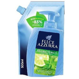 Felce Azzura tekuté mýdlo náplň Máta & Lime 500 ml