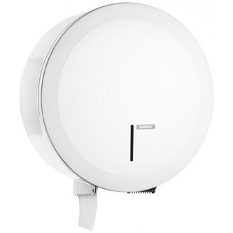 Zásobník na toaletní papír JUMBO 290 Katrin Gigant L - bílý kov