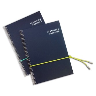 Učitelský zápisník A5, boční spirála, 54l.