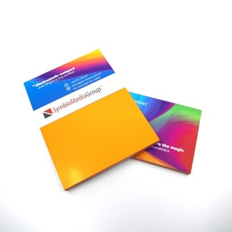 Poznámkové bločky elektrostatické Symbionotes 70x100 mm oranžové