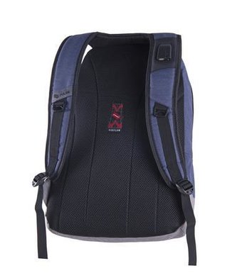 Batoh "Bicolor", modrá-šedá, s přihrádkou na notebook, PULSE 121563