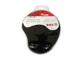 Podložka pod myš "Life", opěrka zápěstí, gelová kazeta, černá, EQUIP 245014