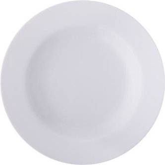 Hluboký talíř "Economic", bílá, 22,5 cm, 6 ks sada