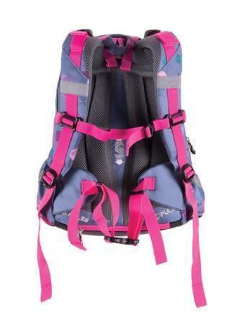 Batoh "Anatomic Violet Kitty", šedá-růžová, anatomický, PULSE 121990