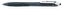 Kuličkové pero "Rexgrip", černé tělo, 0,21mm, černá, PILOT