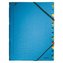 Třídící desky s gumičkou, modrá, 12 částí, karton, A4, LEITZ