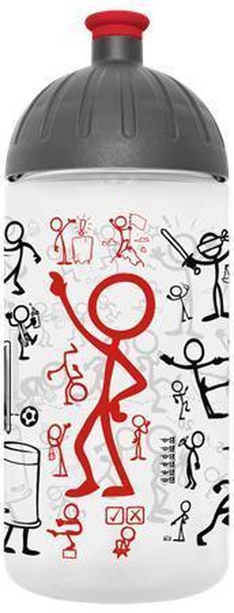 FreeWater láhev 0,5l "Pictograph", transparentní FREEWATER