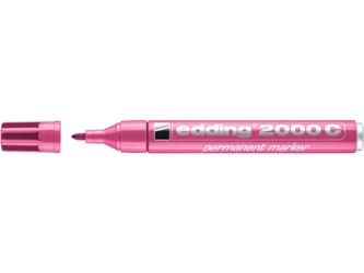 Permanentní popisovač "2000", růžová, 1,5-3 mm, kuželový hrot, EDDING 7580107007