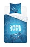 DETEXPOL Povlečení Game Over blue  Bavlna, 140/200, 70/80 cm