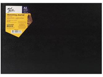 Mont Marte skicovací deník na šířku v pevné vazbě, 150g/m2, A3, č.0045, 50 listů