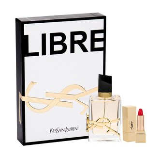 Yves Saint Laurent Libre parfémovaná voda 50 ml + rtěnka Rouge Pur Couture 1,6 g No.1