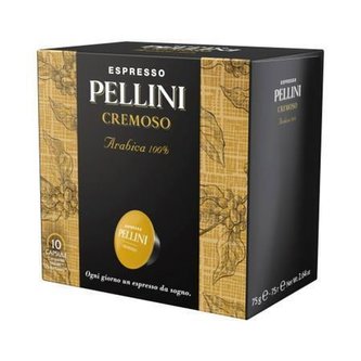Kávové kapsle "Cremoso", 10ks, PELLINI, do kávovarů Dolce Gusto