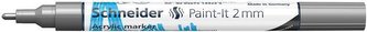 120154 Akrylový popisovač "Paint-It 310", stříbrná, 2 mm, SCHNEIDER