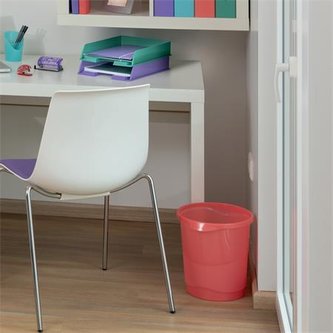 Děrovačka "Colour'Breeze", korálová, mini dvouděrová, 10 listů, RAPID 5001533