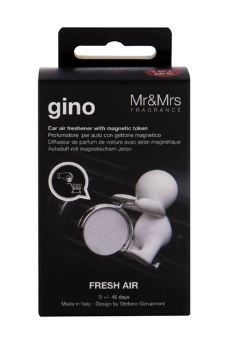 Mr&Mrs Fragrance Gino Vůně do auta 1 ks Fresh Air unisex