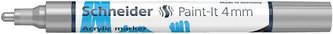 120254 Akrylový popisovač "Paint-It 320", stříbrná, 4 mm, SCHNEIDER