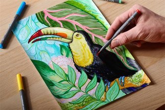 Štětcové fixy "371 Pastel", sada, 12 barev, 1 mm, STAEDTLER 371 C12-2 Štětcové fixy "371 Pastel", sada, 12 barev, 1 mm, STAEDTLER 371 C12-2